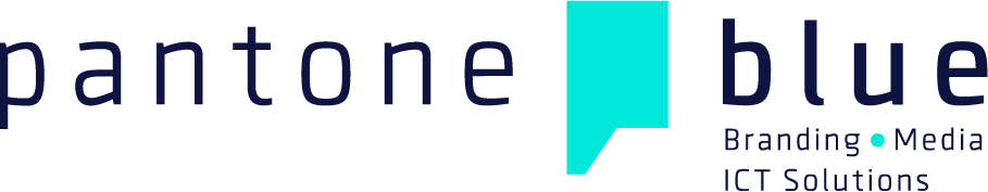 Pantone Blue Branding, Media and ICT Solutions